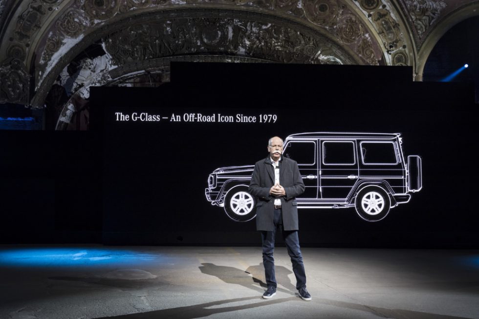 Mercedes-Benz New Year's Reception on the eve of the 2018 North American International Auto Show (NAIAS). World Premiere of the new Mercedes-Benz G-Class.