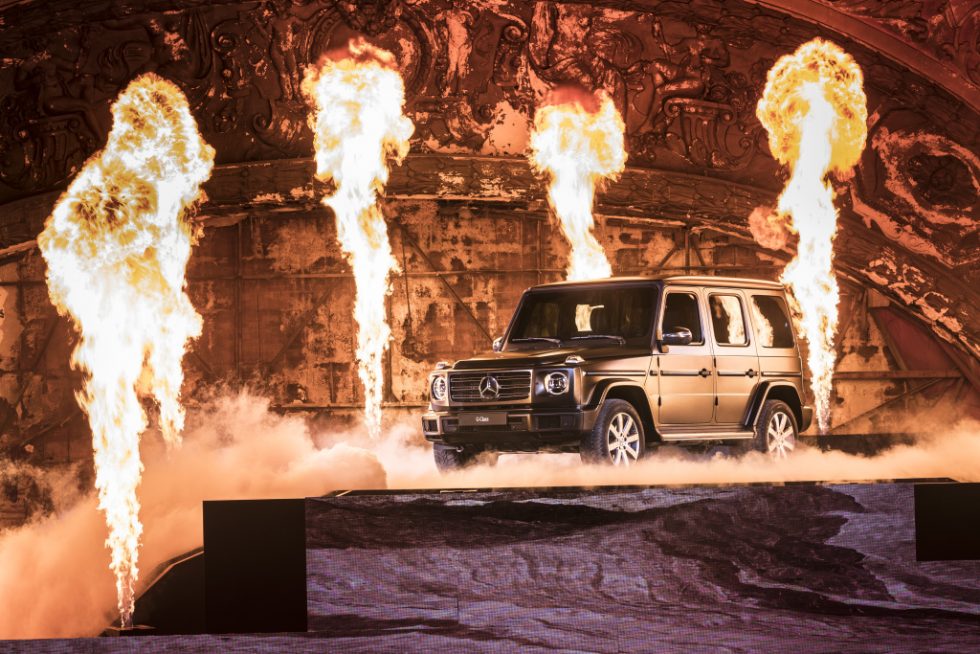 Mercedes-Benz New Year's Reception on the eve of the 2018 North American International Auto Show (NAIAS). World Premiere of the new Mercedes-Benz G-Class.