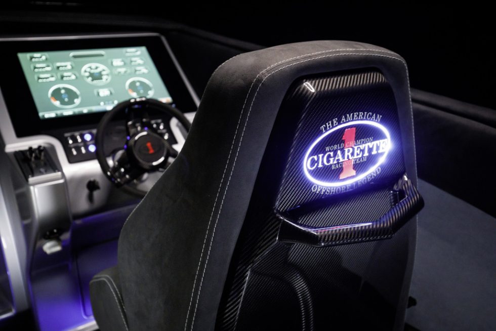 The distinctive matte black and silver paint and special badging instantly evoke the unmistakable Mercedes-AMG Project ONE. This attention to every detail extends inside the cabin with extensive use of Dinamica and seatbacks constructed of exposed-weave carbon fiber.