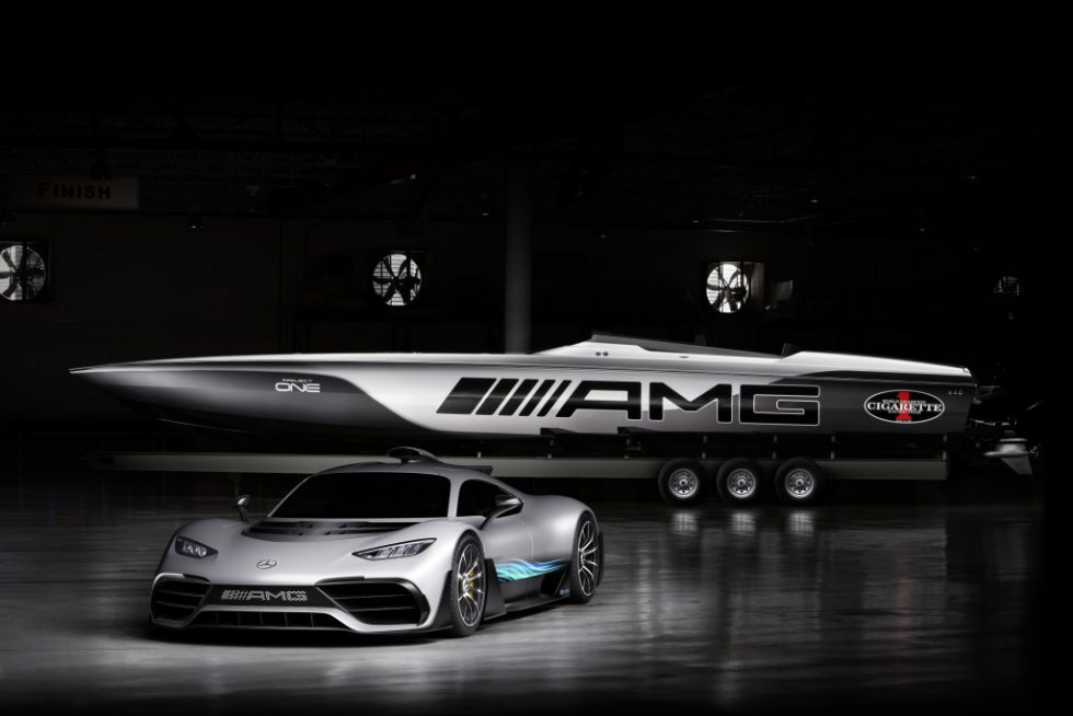 “By directly translating Formula 1 technology from the track to the street, the Mercedes-AMG Project ONE is our most ambitious and awe-inspiring vehicle yet. It is incredible to see our vision reimagined for the water in such an impressive and highly compelling form”, says Tobias Moers, Chairman of the Board of Management of Mercedes-AMG GmbH.