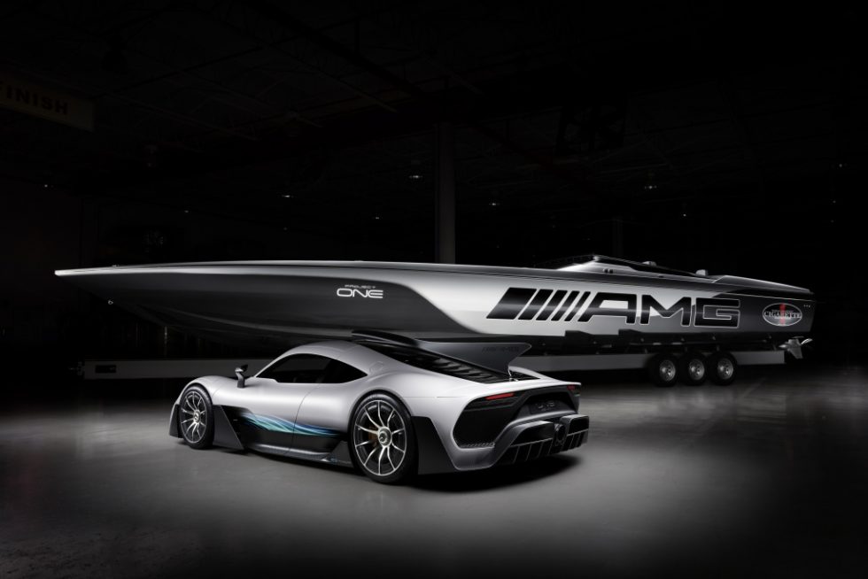 “By directly translating Formula 1 technology from the track to the street, the Mercedes-AMG Project ONE is our most ambitious and awe-inspiring vehicle yet. It is incredible to see our vision reimagined for the water in such an impressive and highly compelling form”, says Tobias Moers, Chairman of the Board of Management of Mercedes-AMG GmbH.