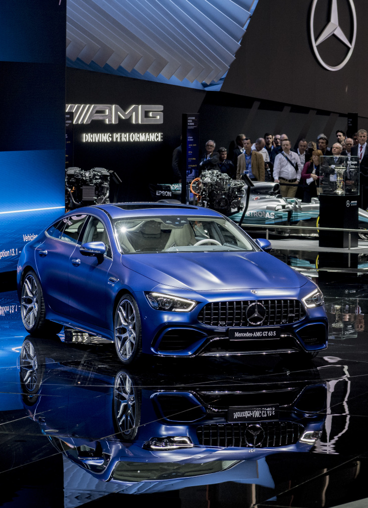 Mercedes-AMG GT 4-Door Coupé: performance meets design; More space, more power, more goose pimples – the new Mercedes-AMG GT 4-Door model delivers driving experiences in new dimensions and extends the AMG model family. The new coupé is the first four-door sports car from Affalterbach and draws directly on the legendary SLS and AMG GT models of success. As another vehicle developed autonomously by Mercedes-AMG it combines unique design, high comfort and outstanding sports car engineering with an athletic, four-door fastback layout. It thus offers more space and more potential uses. Systematic expansion of the AMG GT family with the 4-door Coupé opens up the sports car segment to those lookin