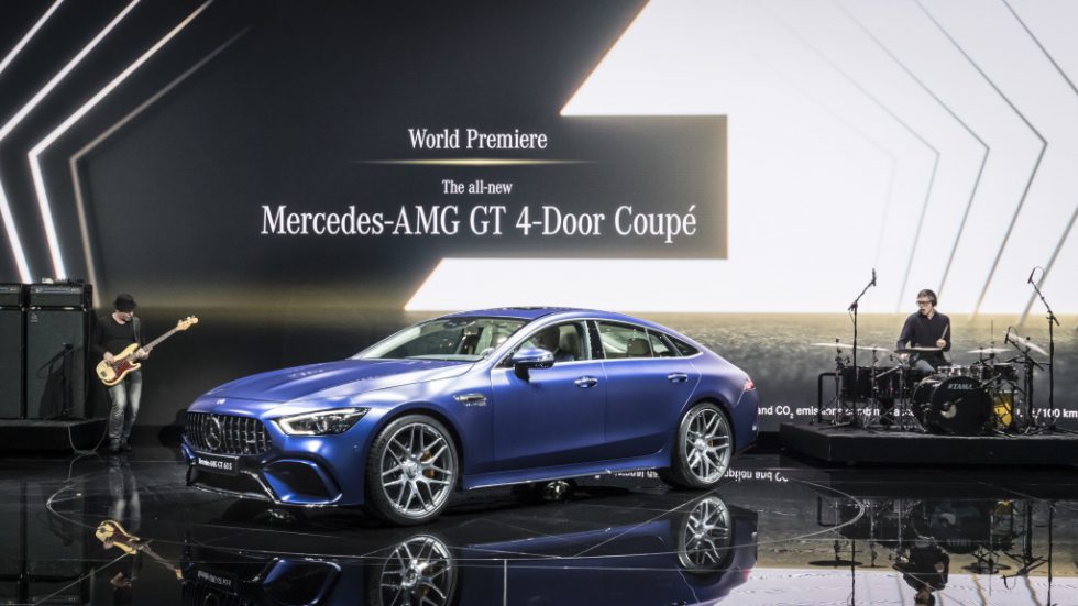 Mercedes-AMG GT 4-Door Coupé: performance meets design; More space, more power, more goose pimples – the new Mercedes-AMG GT 4-Door model delivers driving experiences in new dimensions and extends the AMG model family. The new coupé is the first four-door sports car from Affalterbach and draws directly on the legendary SLS and AMG GT models of success. As another vehicle developed autonomously by Mercedes-AMG it combines unique design, high comfort and outstanding sports car engineering with an athletic, four-door fastback layout. It thus offers more space and more potential uses. Systematic expansion of the AMG GT family with the 4-door Coupé opens up the sports car segment to those lookin