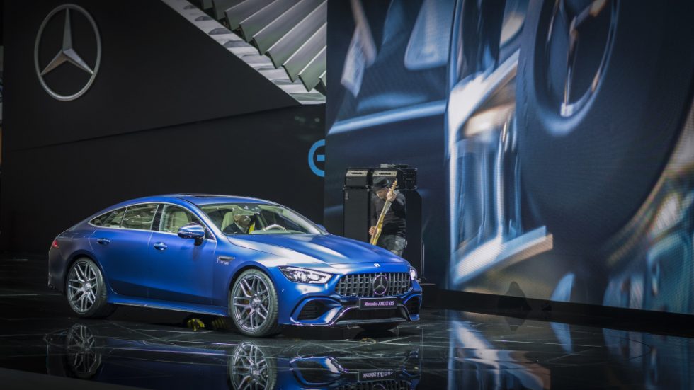 Mercedes-AMG GT 4-Door Coupé: performance meets design; More space, more power, more goose pimples – the new Mercedes-AMG GT 4-Door model delivers driving experiences in new dimensions and extends the AMG model family. The new coupé is the first four-door sports car from Affalterbach and draws directly on the legendary SLS and AMG GT models of success. As another vehicle developed autonomously by Mercedes-AMG it combines unique design, high comfort and outstanding sports car engineering with an athletic, four-door fastback layout. It thus offers more space and more potential uses. Systematic expansion of the AMG GT family with the 4-door Coupé opens up the sports car segment to those lookin
