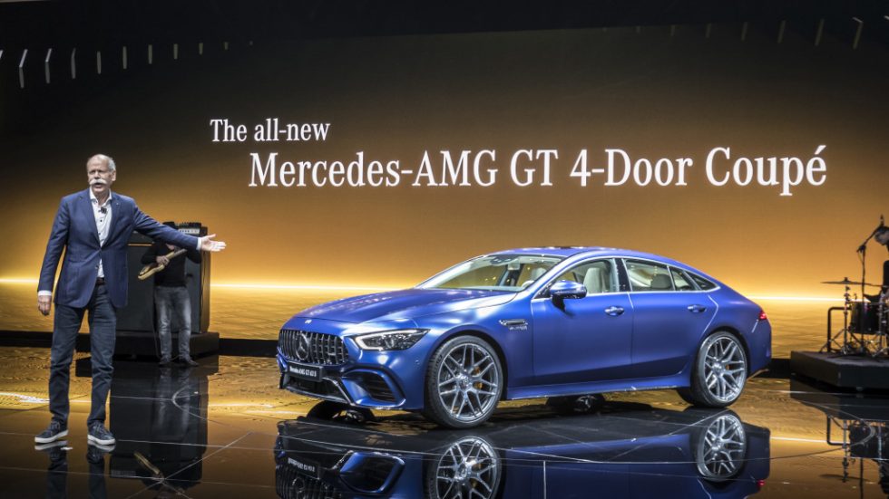 Mercedes-AMG GT 4-Door Coupé: performance meets design; More space, more power, more goose pimples – the new Mercedes-AMG GT 4-Door model delivers driving experiences in new dimensions and extends the AMG model family. The new coupé is the first four-door sports car from Affalterbach and draws directly on the legendary SLS and AMG GT models of success. As another vehicle developed autonomously by Mercedes-AMG it combines unique design, high comfort and outstanding sports car engineering with an athletic, four-door fastback layout. It thus offers more space and more potential uses. Systematic expansion of the AMG GT family with the 4-door Coupé opens up the sports car segment to those lookin