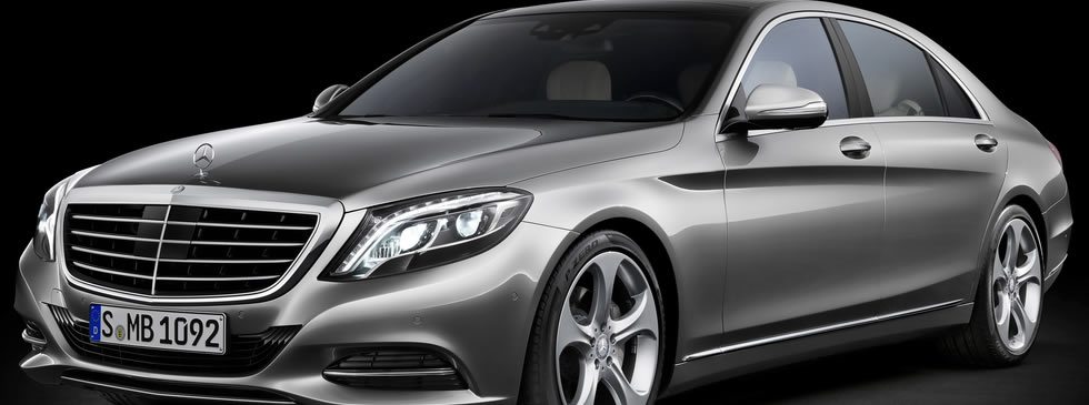 A completely undisguised Mercedes-Benz S-Class shed all of it's camouflage for an advertising shoot in Germany A completely undisguised Mercedes-Benz S-Class shed all of it's camouflage for an advertising shoot in Germany