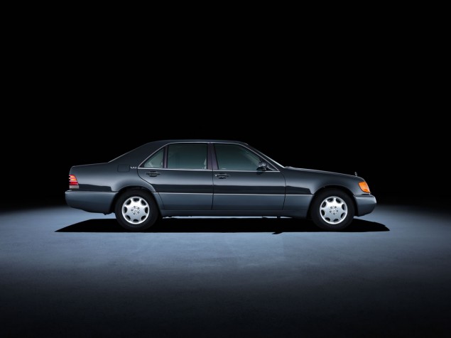 1994 Mercedes-Benz S-Class 140 series Mercedes-Benz S-Class 140 series (1991 to 1998). The S 600 model with a long wheelbase in the photo dates from 1994