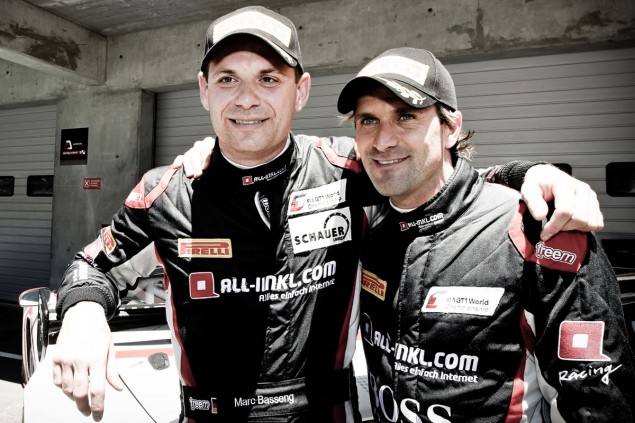 Driver and team title in the FIA GT1 World Championship for Marc Basseng and Markus Winkelhock from ALL-INKL.COM Münnich Motorsport Driver and team title in the FIA GT1 World Championship for Marc Basseng and Markus Winkelhock from ALL-INKL.COM Münnich Motorsport